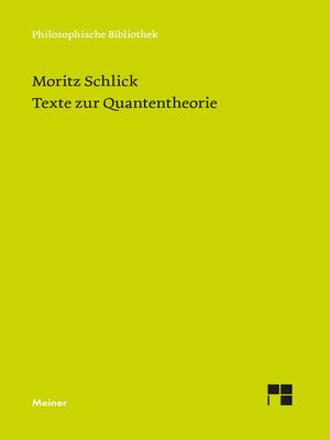 cover image of Texte zur Quantentheorie